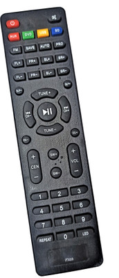Ehop HT-21 Compatible Remote Control for Home Theater System Intex Remote Controller(Black)