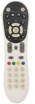 HDF Compatible for Videocon D2H (IR Series Supported) Videocon D2H Set Top Box Remote Controller(Black, White)