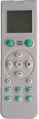 BhalTech 102 (Turbo) AC Remote Control (Old Remote Exactly Same Remote Will Only Work) Compatible for Godrej AC Remote Controller(White)