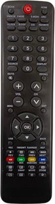 NixGlobal HTR D18A (with USB Function) Remote Compatible for HAIER SMART LED LCD TV Remote Controller(Black)
