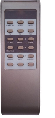 BhalTech (FM Aux) Home Theater Remote Control Compatible For  IBall Home Theatre Remote Controller(Grey)