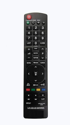 Rohit Electronics 15208 LCD LED TV Universal Remote Control Compatible For LG LED LCD (EXACTLY SAME REMOTE WILL ONLY WORK) Remote Controller(Black)