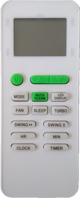 LipiWorld 175DOUBLE Swing AC Remote Compatible for VIDEOCON Double Swing AC - VE - 175 VIDEOCON AC Remote Controller(White)