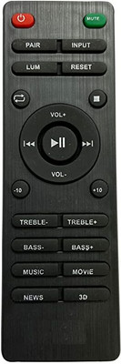 hybite Compatible with Boat HomeTheater System Aavante Sound Bar 1150/1160/1200/1250/1280/3100D/3150D (Match The Image with Your Old Remote) Remote Controller(Black)