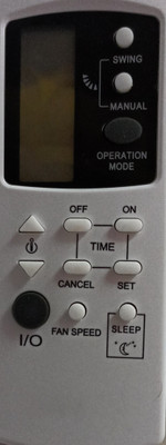 RE Yy39 VOLTAS /ONIDA/GODREJ 39 AC Remote Controller(White)
