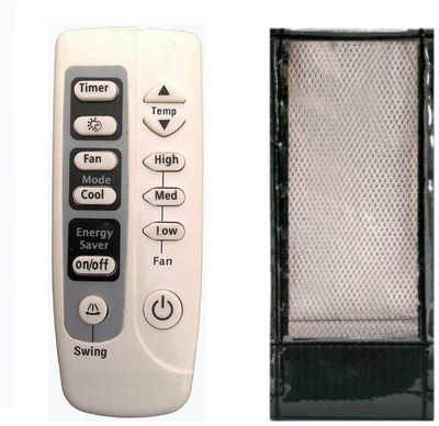 Ethex C-26 Re-5 Remote With cover (Remote+Cover) Ac Remote compatible for Samsung Ac Remote Controller(White)