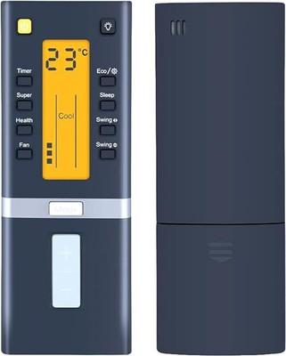Tech Vibes IFB Ac-204 AC Remote Compatible for IFB Split AC Remote Control (AC-204) IFB Ac Remote With Backlight Remote Controller(Black)