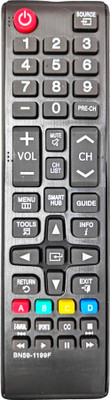 Ehop BN59-1199F Compatible remote control for LED LCD tv with smart hub function Samsung Remote Controller(Black)