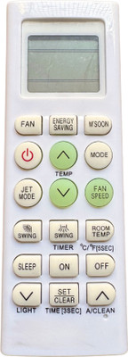 MechFox AC Remote Control Compatible Split/Window Air Conditioner | Model No. AC-36G | LG (supports Jet mode function) Remote Controller(White)