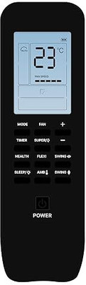 Rohit Electronics Replacement Remote Control Compatible For IFB AC With Backlight (EXACTLY SAME REMOTE WILL ONLY WORK) Remote Controller(Black)