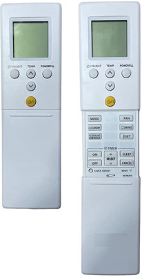 miracles in hand MIH232 AC REMOTE COMPATIBLE WITH (2TON) O GENERAL Remote Controller(White)