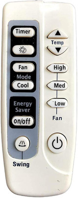Audus Samsung Split/Window Remote Control Samsung AC Remote Controller(White)
