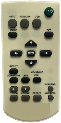 TIZOQ Projector Remote - RM-PJ6 Sony Projector Remote Controller(White)
