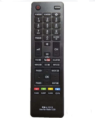 Paril ® 30N Tv Remote Compatible for Haier Smart LED/LCD Remote Control (No Voice Command)(Exactly same Remote will Only Work) Remote Controller(Black)