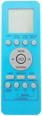 Paril Air Conditioner Remote Compatible For ONIDA AC Replacement for Onida Ac (Exactly Same Remote Will Only Work) Remote Controller(Blue)