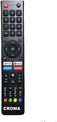 ANM Remote Compatible for Croma TV LED LCD ( SMART VERSION ) CROMA ( Exact Same Model ONLY ), VERIFICATION ON 9408256237 Remote Controller(Black)