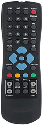PP REMOTE FOR NON-HD SETUP BOX Compatible SUN DIRECT Send old remote photo 9822247789 whatsapp verification. Remote Controller(Black)