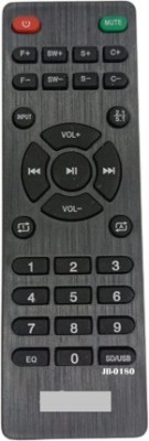 Akshita JB-0180 HT Compatible For Home Theater System Remote Control JOHN BARREL Remote Controller(Black)