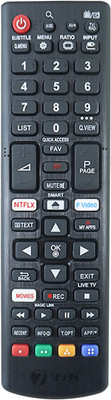7SEVEN Compatible LG Remote for LCD LED OLED QLED UHD 4K Android Smart Tv Plasma Remote RM-1168 Universal LG TV Remote Controller(Black)