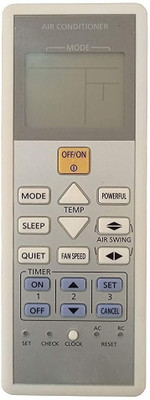 LipiWorld 157B AC Remote Control Compatible for  Panasonic AC Remote Controller(White)