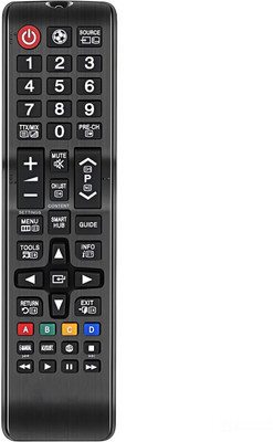 ERNIL 1088 Led Tv Remote Compatible For Samsung Tv Remote LCD LED OLED QLED UHD HD Plasma 3D With Football Button Remote Remote Controller(Black)