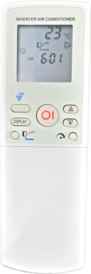 NixGlobal 158 Remote Compatible with SHARP AC Remote Controller(White)