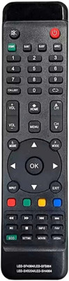 RISHI ENTERPRISES THIS REMOTE IS COMPATIBLE FOR  LED / LCD TV REMOTE INTEX Remote Controller(Black)