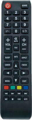 NixGlobal LED119 USB119 Remote Compatible with CROWN 4K SMART LED LCD TV Remote Controller(Black)