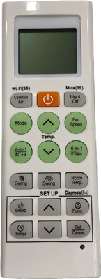 SHIELDGUARD AC Remote Control SW25 Compatible for LG AC Remote Controller(White)