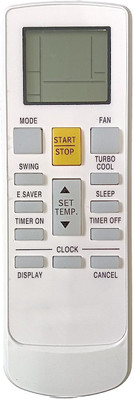 BhalTech 231 AC Remote Control (Old Remote Exactly Same Remote Will Only Work) Compatible for amazonbasics AC Remote Controller(White)