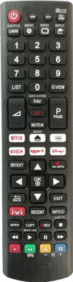 OG Smart Led Remote with Prime Video Netflix Disney Function Compatible with LG SMART LED TV Remote Controller(Black)