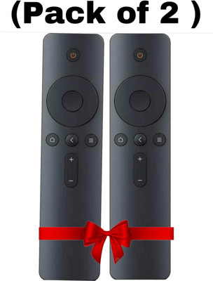 hybite 4A Remote Compatible for Xiaomi Redmi 4A Smart LED TV Without Voice (Pack of 2) Mi Led Smart tv Remote Controller(Black)