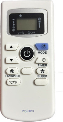 RESORB RE 116C Compatible with VESTRA AND TCL AC Remote 810900317A Remote Controller(White)