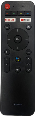 SHIELDGUARD Remote Control HTR-U28 Compatible for Haier LED TV (No Voice & Google assistant function) Remote Controller(Black)