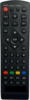 NixGlobal MX09 Remote Compatible for MICROMAX SMART LED LCD TV Remote Controller(Black)