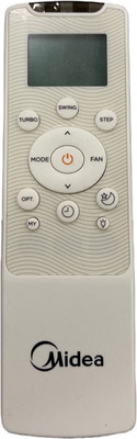 SHIELDGUARD AC Remote Control 609 Compatible for Midea AC Remote Controller(White)