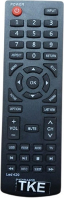 Tke TV Remote  LED LCD TV Model Led 429(ZAA) SANYO Remote Controller(Black)