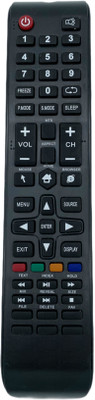 NixGlobal UNI136 Remote Compatible with CROWN 4K SMART LED LCD TV Remote Controller(Black)