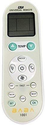 LUNAGARIYA BABA  AC REMOTE FOR ALL AC REMOTE UNIVERSAL Remote Controller(White)