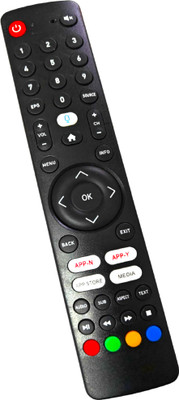 Ehop EL-CA Compatible Remote control for Smart TV (Without voice Control) Candes Remote Controller(Black)