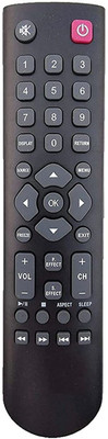 Rohit Electronics Remote No. 2000C, Compatible with  LCD/LED TV Micromax Remote Controller(Black)