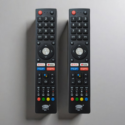 Narayan enterprises Remote Compatible for  with OTT Hotkeys Without Voice Command BPL Tv Remote Controller(Black)
