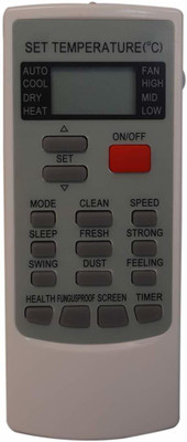V4 Gadgets  Compatible Remote Voltas AC Remote Controller(White-Grey)