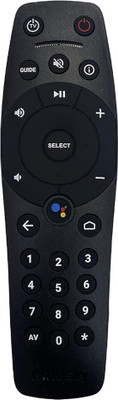 RESORB TATA BINGE Control Compatible for Tata Sky Binge Plus Set-Top Box tata binge Set Top Box, ensuring full compatibility and optimal performance. Remote Controller(Black)
