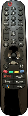 MechFox Television Remote Compatible LED/LCD Smart TV Voice Remote Control | RM-M2C | 21GA(ALEXA) Remote Controller(Black)