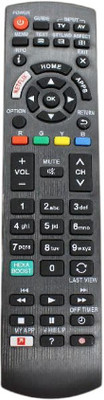 Tke Panasonic LED Smart TV Remote Control L1378 PANASONIC Remote Controller(Black)