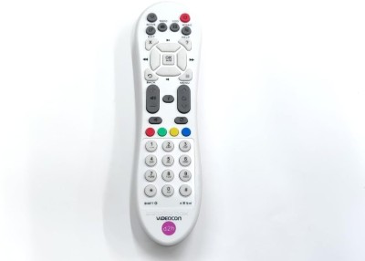 SAYENY Videocon D2H Dish Old Remote Compatible with Videocon D2H Dish Remote Remote Controller(White)