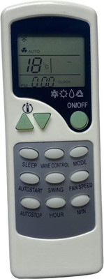 Kritex 7A AC Remote Compatible for Carrier Remote Control Remote Controller(White)