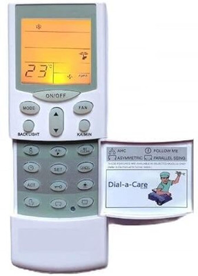 Voltonix AC Remote Control with Backlight & Stand (AC Remote Original AC-68A) for Hitachi 1.5 Ton AC Remote Controller(White)