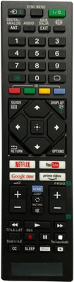 Kritex  RM-L1715/HID739 Remote Compatible for Sony LCD/LED Smart TV Remote Remote Controller(Black)